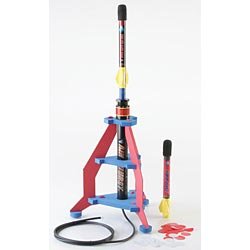 Air Burst Air Powered Rocket with Launcher