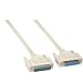 10Ft DB25 M/F Serial Cable 25C Straight