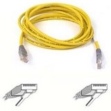 BELKIN COMPONENTS / BLKA3L79150BLKS / Cat5e 10/100 Base-T Patch Cable, Snagless, 50ft, Black / Sold as 1 EA