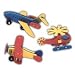 Lauri Toys PEG-A-PLANE (3 Aircraft) Model Making Rubber Shapes