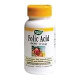 Folic Acid 800 mcg - 100 caps., (Nature s Way)