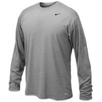 Nike Men's Legend Long Sleeve Tee, Grey, XL
