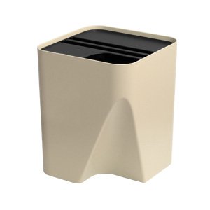 Qualy recycle bin BLOCK 30 ベージュ 《QU-002BE》