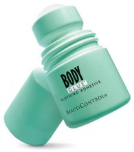 Body Glue® Clothing Adhensive works like magic to help make clothing and accessories stay put from head to toe, from keeping garment straps in place to preventing socks from slipping. by BeautiControl