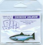 CHINOOK SALMON LAPEL PIN