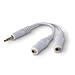 Electronics : HEADPHONE SPLITTER FOR FOR IPOD VIDEO, CLASSIC, TOUCH, IPHONE, NANO (1ST, 2ND...
