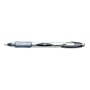 BIC Z4+ Needle Point Roller Pen, Extra Fine Point (0.5 mm), Black, 12 Rollers