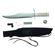Maxam 14-3/4 in Survival Knife w/ Heavy Duty Sheath