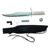 Maxam 14-3/4 in Survival Knife w/ Heavy Duty Sheath