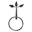 Iron Artistica Leaf Towel Ring in Pewter