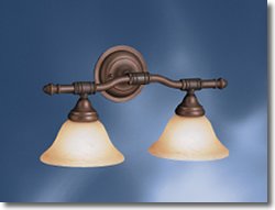 Kichler 6492-OZ Bathroom Wall Light 10"H x 18"W x 8.5"Ext