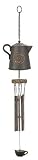 Outdoor Living : Red Carpet Studios Ltd. Grandma's Relics Wind Chimes - Antique Coffee Pot & Cup