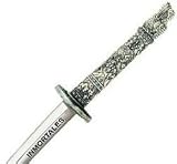 Miniature "Highlander" Dragon Samurai Katana Sword (Silver)