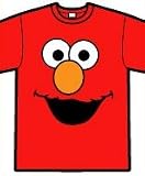 Sesame Street Red Elmo Head Juvy T-Shirt