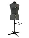 Singer DF150_G Adjustable Dress Form, Gray, Small