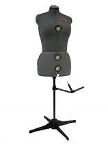 Singer DF150_G Adjustable Dress Form, Gray, Small