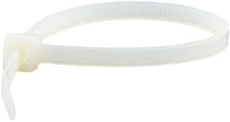 MightyTie MT81209 9.0-Inch Cable Ties, 100-Count, 120 Pound (Natural White)