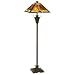 Mission Tiffany French Bronze Floor Lamp