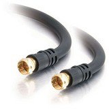 6Ft F-Type Rg6 Coaxial Video Cable Black