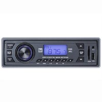 Dual XR4110 AM/FM USB/SD/3.5-mm Mechless Receiver (Gray)