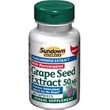 Sundown Grape Seed Extract 50mg Capsules - 60ct, 0.2 Bottles (Pack of 2)