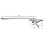 CRL Right Hand Casement Window Operator with 13" Arm for Flex Vent Windows