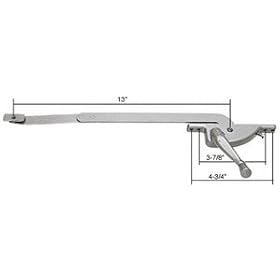 CRL Right Hand Casement Window Operator with 13" Arm for Flex Vent Windows
