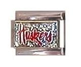 Nebraska Cornhuskers Italian Style Charm-Glitter