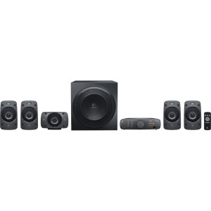 New Logitech Z906 5.1 Speaker System 500 W RMS 6 Foot Six Channel Direct Cable Wireless Remote New Logitech Z906 5.1 Speaker System 500 W RMS 6 Foot Six Channel Direct Cable Wireless Remote