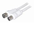TV Aerial Coaxial Male To Female Cable 1.5M