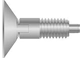 Vlier SLR500 1/2-13 Thr, 10 Lbs Vlr Hex Drive Ret Pl Stl