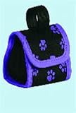 Pet Supplies : 5Star Dog Walking Poop Bags Purse Dispenser Purple Paw Print
