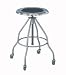[Item]: Rubber tips [Additional Info]: Stainless Steel O.R. Stool Adjusts Easily by Simply Turning the Seat. Polished seat is protected from inadvertent removal by a safety stop and is recessed to accept a vinyl insert for added comfort. Stainless steel