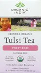 Organic India USA - Tulsi Sweet Rose, 18 tea bags