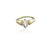 Kabana Yellow-gold New 14k Mother Of Pearl Diamond Ring