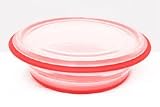 FoldTuk 6 Cup Round Collapsible Bakeware and Storage Container, Red