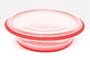 FoldTuk 6 Cup Round Collapsible Bakeware and Storage Container, Red
