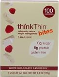 Think Thin Bites, White Choc Rspbry, 4.40-Ounce (Pack of 3)
