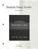 Student Study Guide t/a Business Law: The Ethical, Global, and E-Commerce Environment