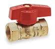 Industrial Grade 1WMC3 Ball Valve, 1 PC, 1/2 In FNPT, Forged Brass