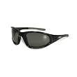 Mad Dog Smoked Foam Padded Motorcycle Sunglasses with Strap And Also Has UV400 Filter for Maximum UV Protection and Shatterproof Polycarbonate Lenses