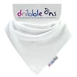 from Dribble Ons Dribble Ons Bandanna Bib - White