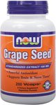 Grape Seed by NOW Foods - Antioxidants (100 mg - 200 Vegetarian Capsules)