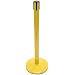 Accuform Signs PRB846YL Blockade Facility Traffic Control Receiver Post, for Retractable Belt Tape Barriers, Yellow