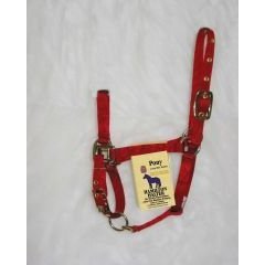 Hamilton Halter Company 3das-P Nyl Chinhalt Pony Red