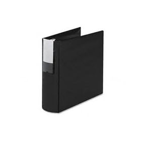 HeavyDuty Binder With Three Round Rings 3 Capacity Black