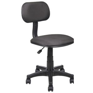 Boss Office Products B205-BK Fabric Steno Office Chair