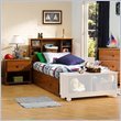 South Shore Sand Castle Kids Twin Wood Mates Storage Bed 3 Piece Bedroom Set in Sunny Pine
