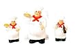 FAT CHEF 3-D Table Set w/Salt & Pepper ITALIAN *NEW*