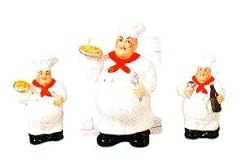 FAT CHEF 3-D Table Set w/Salt & Pepper ITALIAN *NEW*